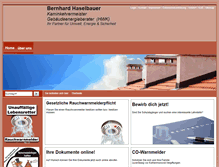 Tablet Screenshot of kaminkehrer-haselbauer.de